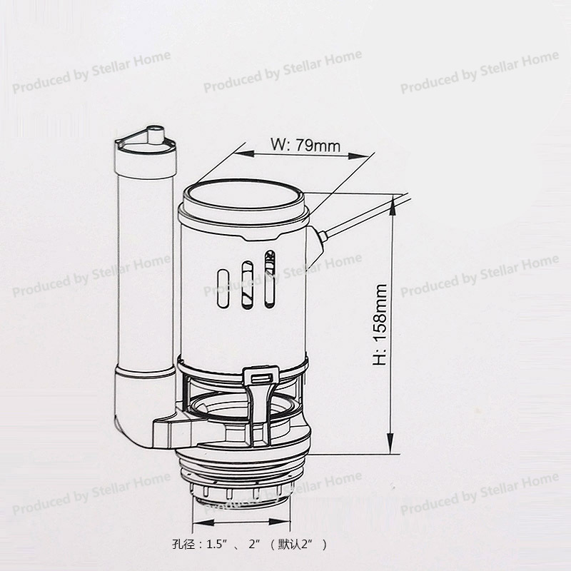 Front Wrench Type Wire Control - Toilet Fill Valve recension och pris
