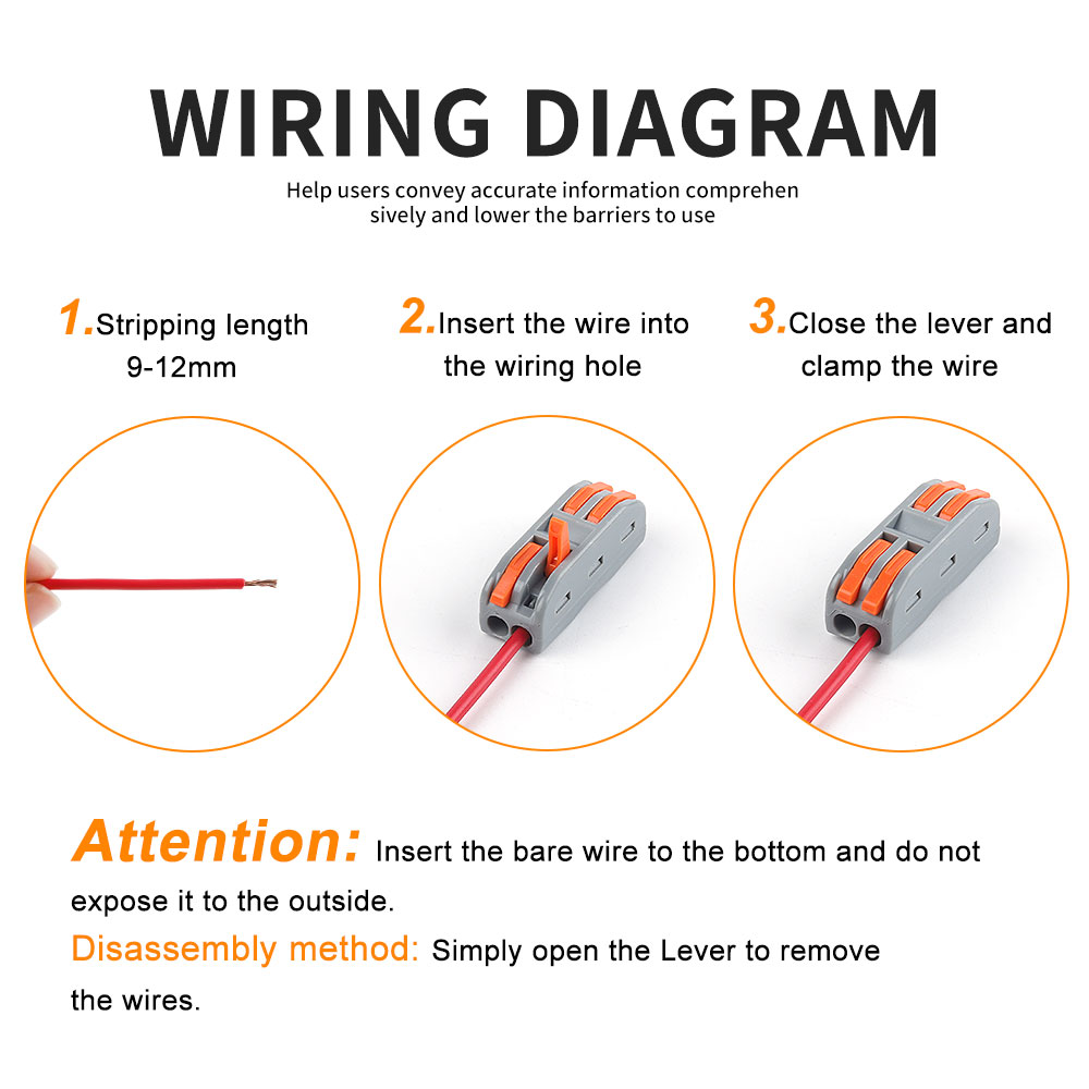DIY GO 22PCS Lever Wire Connec - Push Fit Connector recension och pris