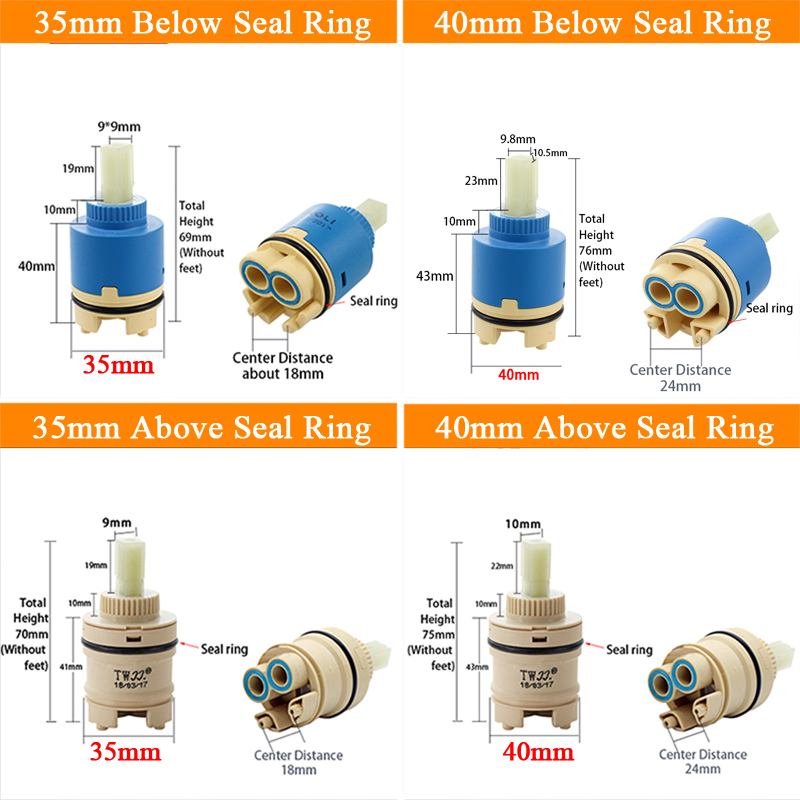 Tap Mixing High Spool Valve 35 - Shower Valve Cartridge recension och pris