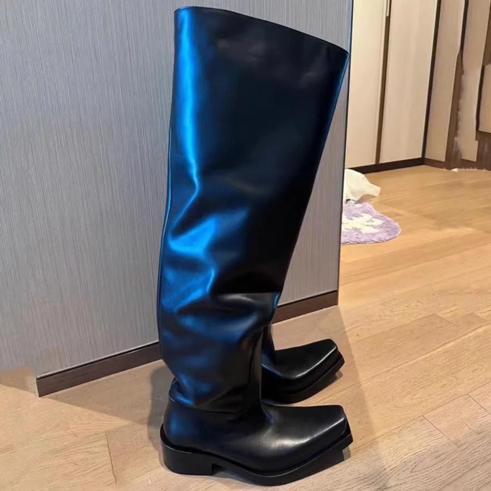 Black Riding Boots for Women M - Pipe Bending Spring recension och pris