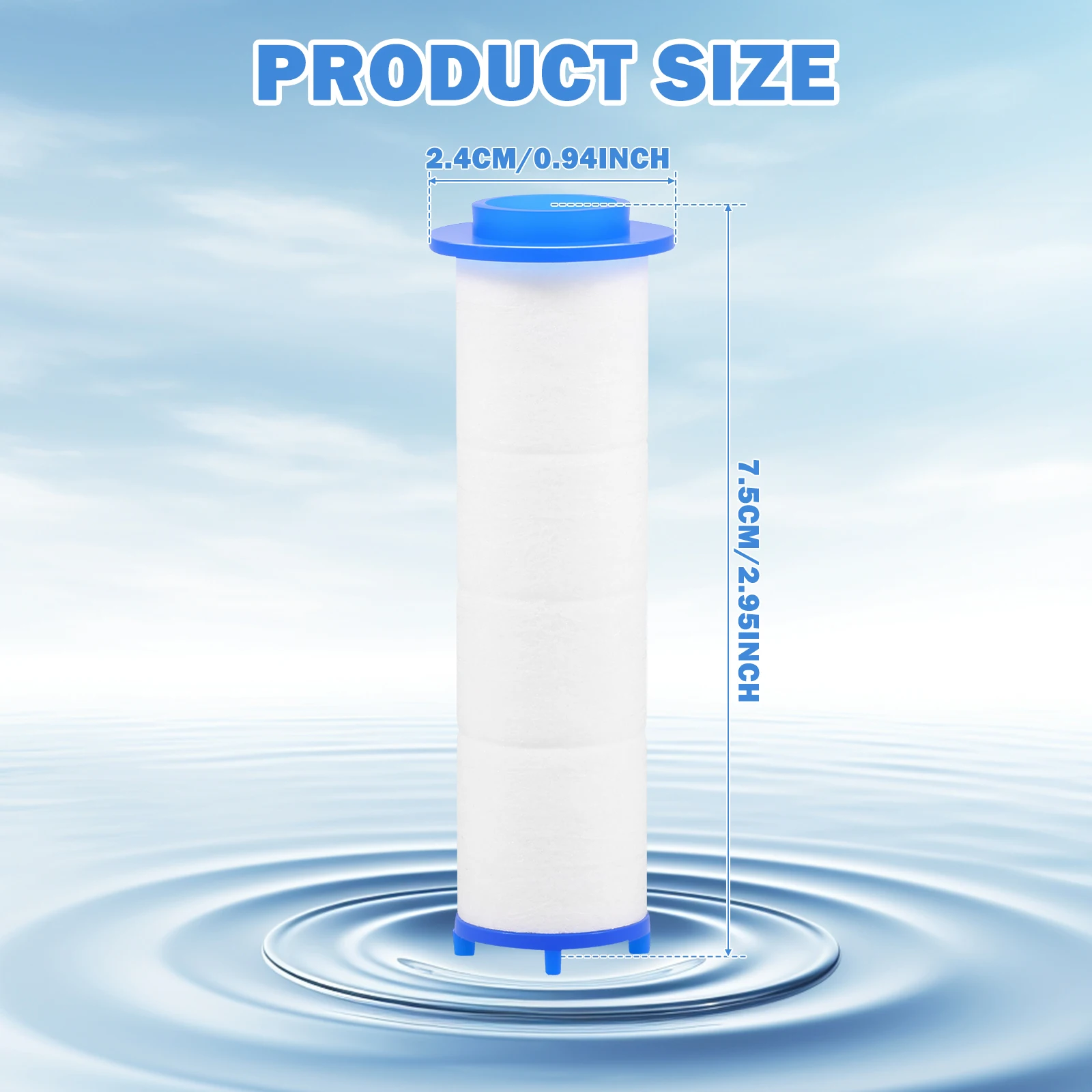 20Pcs Shower Head Filter PP Co - Shower Valve Cartridge recension och pris