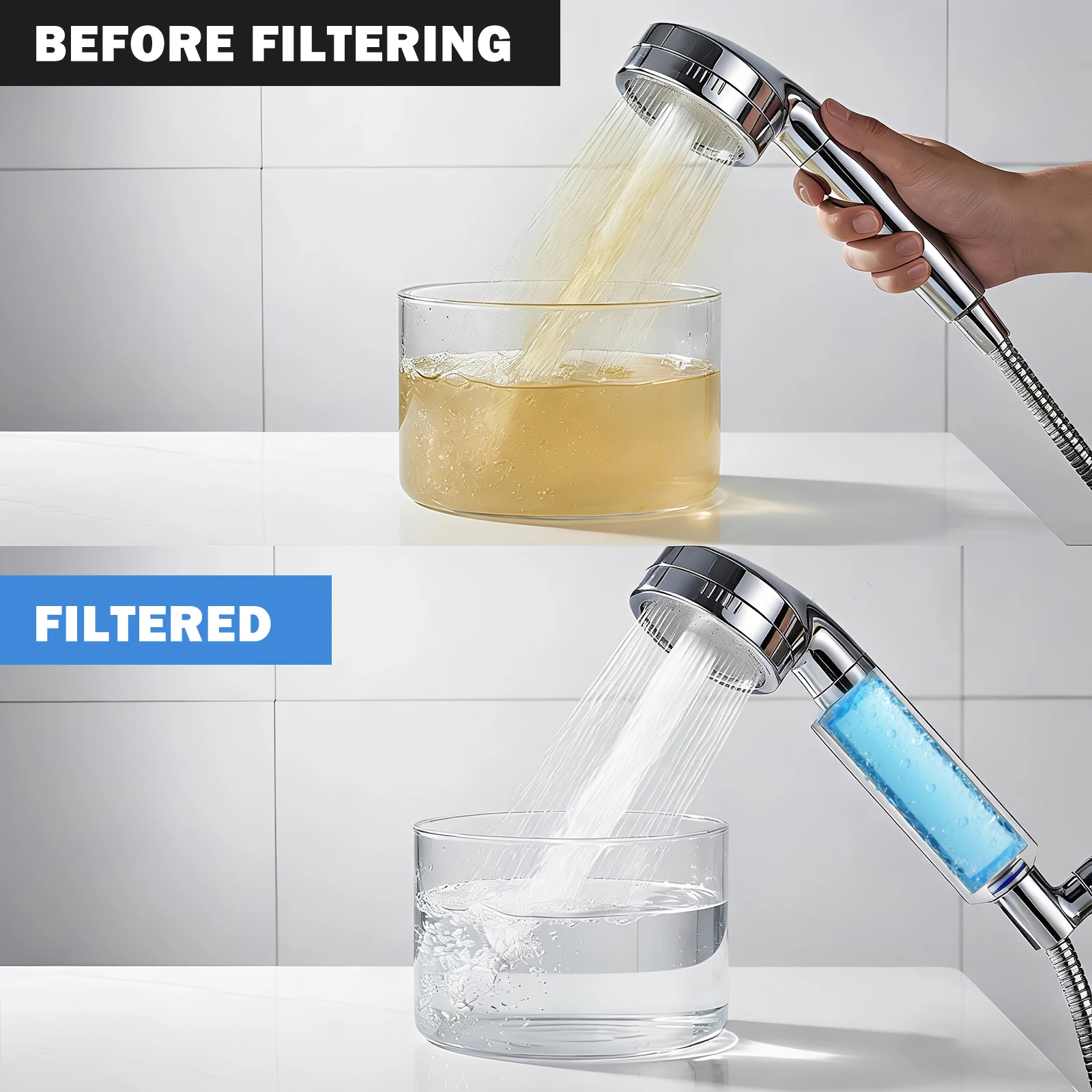 20Pcs Shower Head Filter PP Co - Shower Valve Cartridge recension och pris